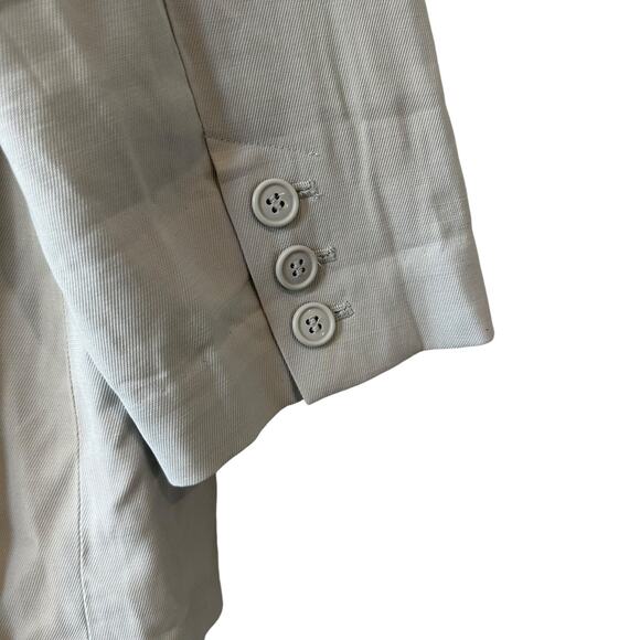 Nordstrom Open Edit Womens Unstructured Oversized Blazer Gray Plus Size 1X FLAW - Picture 7 of 12